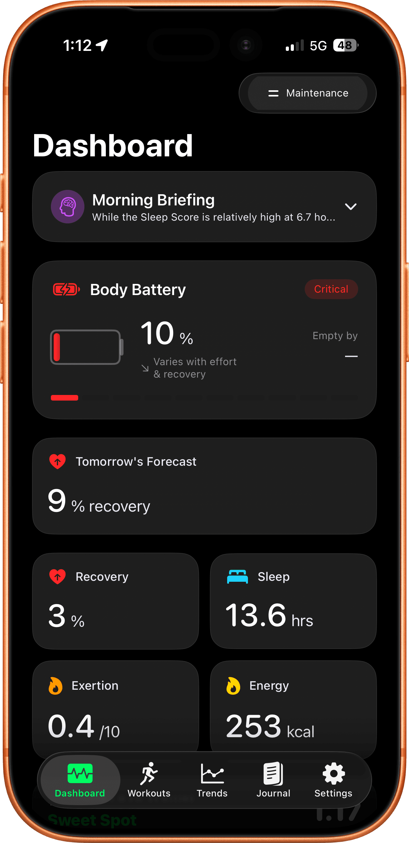 Morning Briefing Dashboard