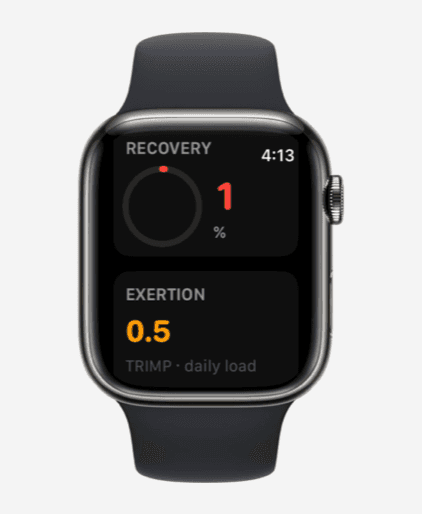 Titan watchOS Live HR and Recovery