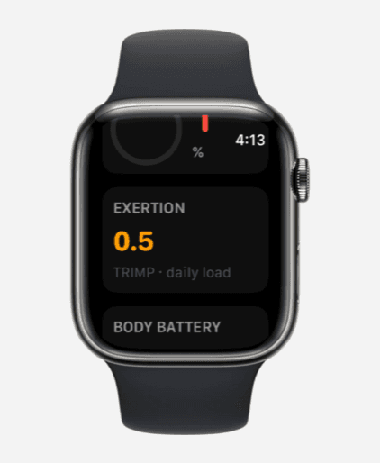 Titan watchOS Workout Exertion Gauge